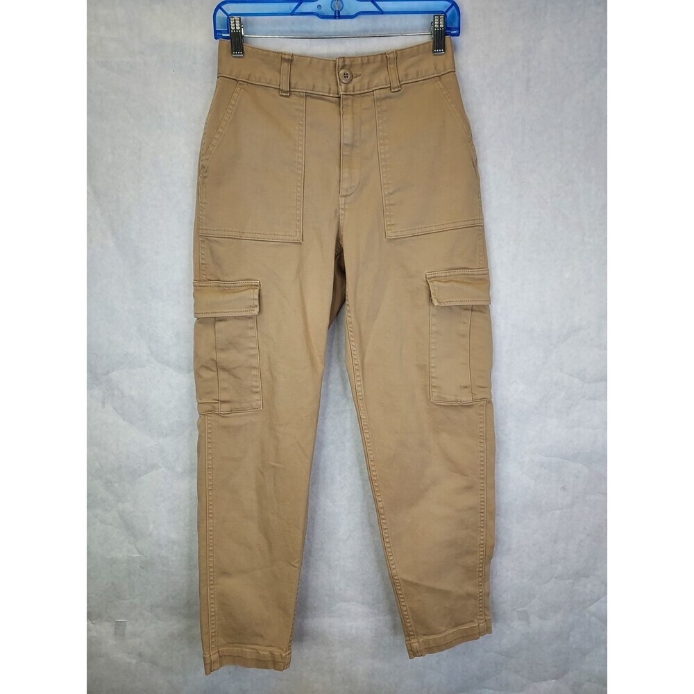 Aritzia TNA Supply Cargo Pants Women's 4 Barrel Leg Canvas Baggy Relaxed Grunge